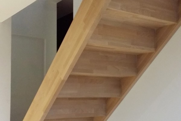 Escalier bois avec contre marche
